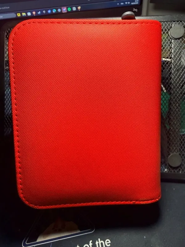 Binder Pokémon personnalisé peint à la main, phosphorescent, Dracaufeu