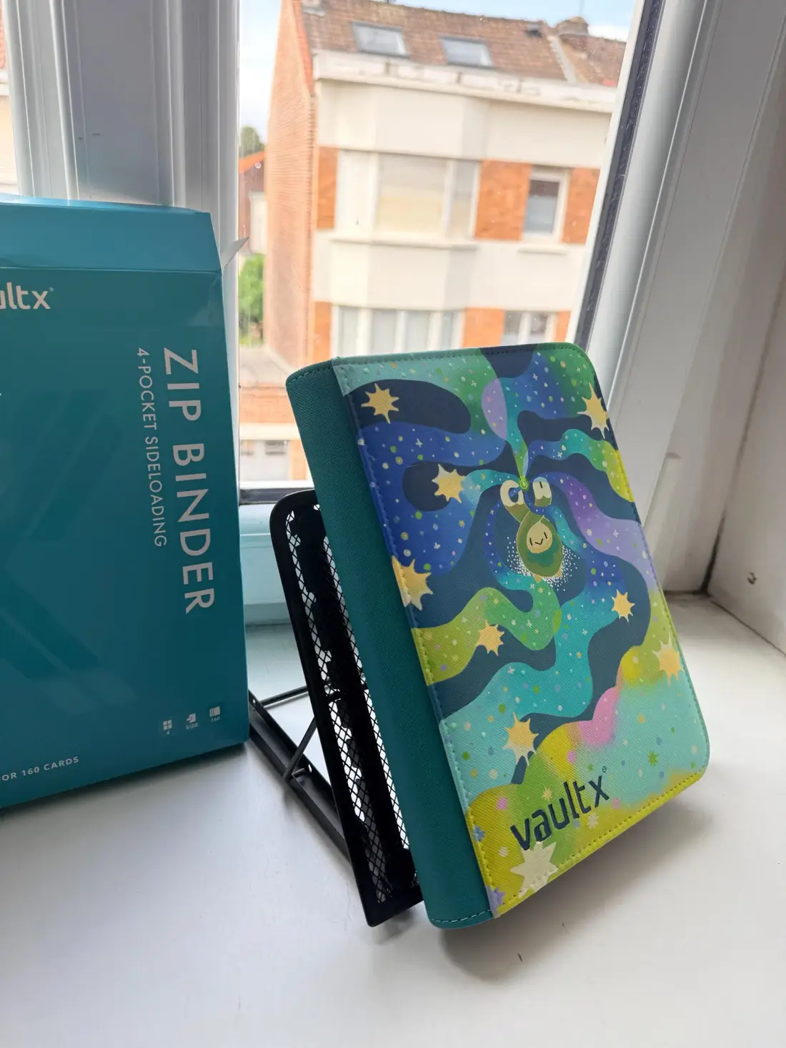 Binder Pokémon Vault X personnalisé peint à la main, phosphorescent, Rozbouton