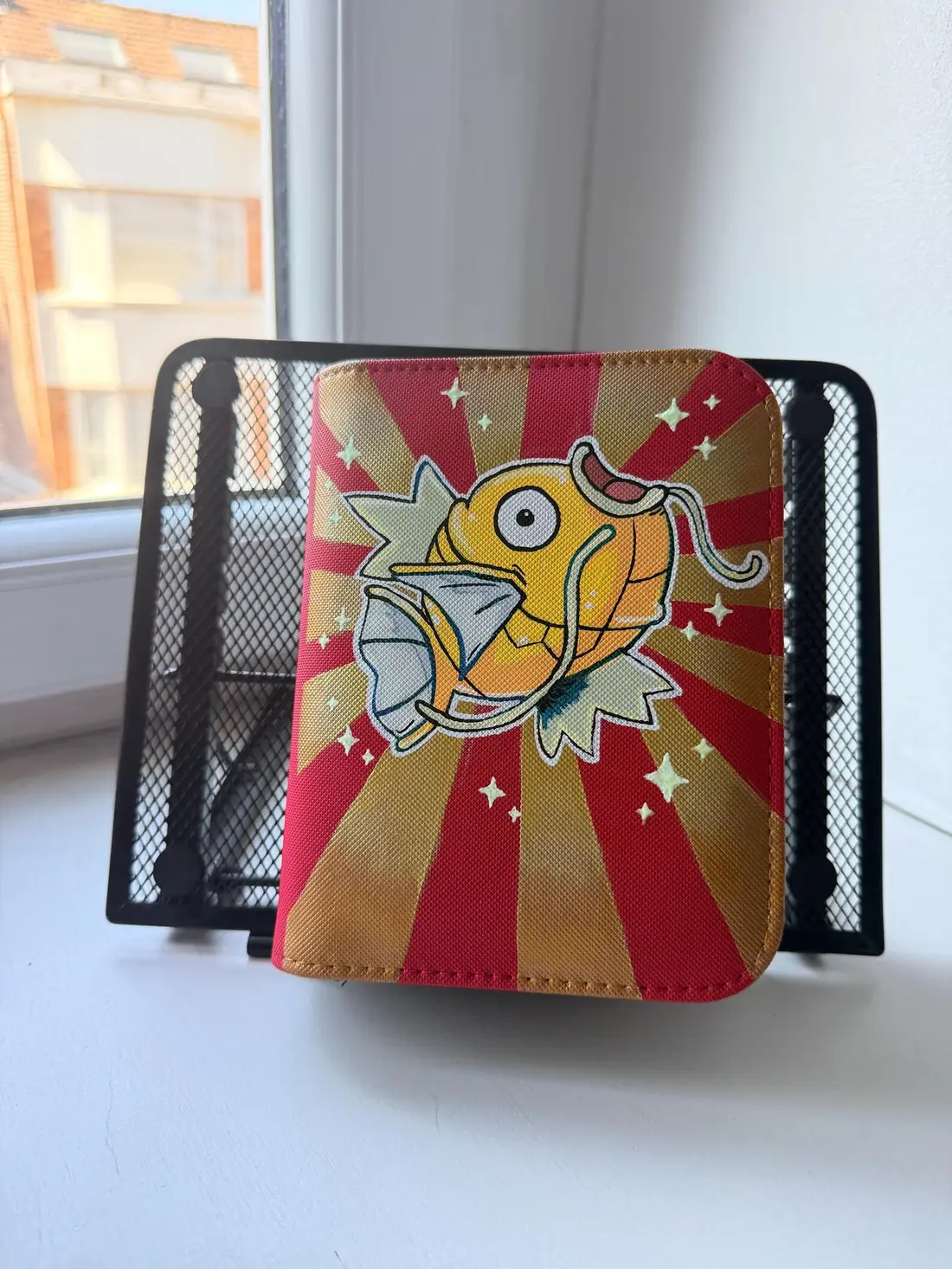 Binder Pokémon personnalisé peint à la main, Magicarpe Shiny