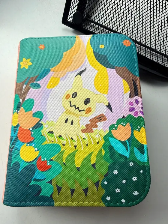 Binder Pokémon personnalisé peint à la main, Mimiqui