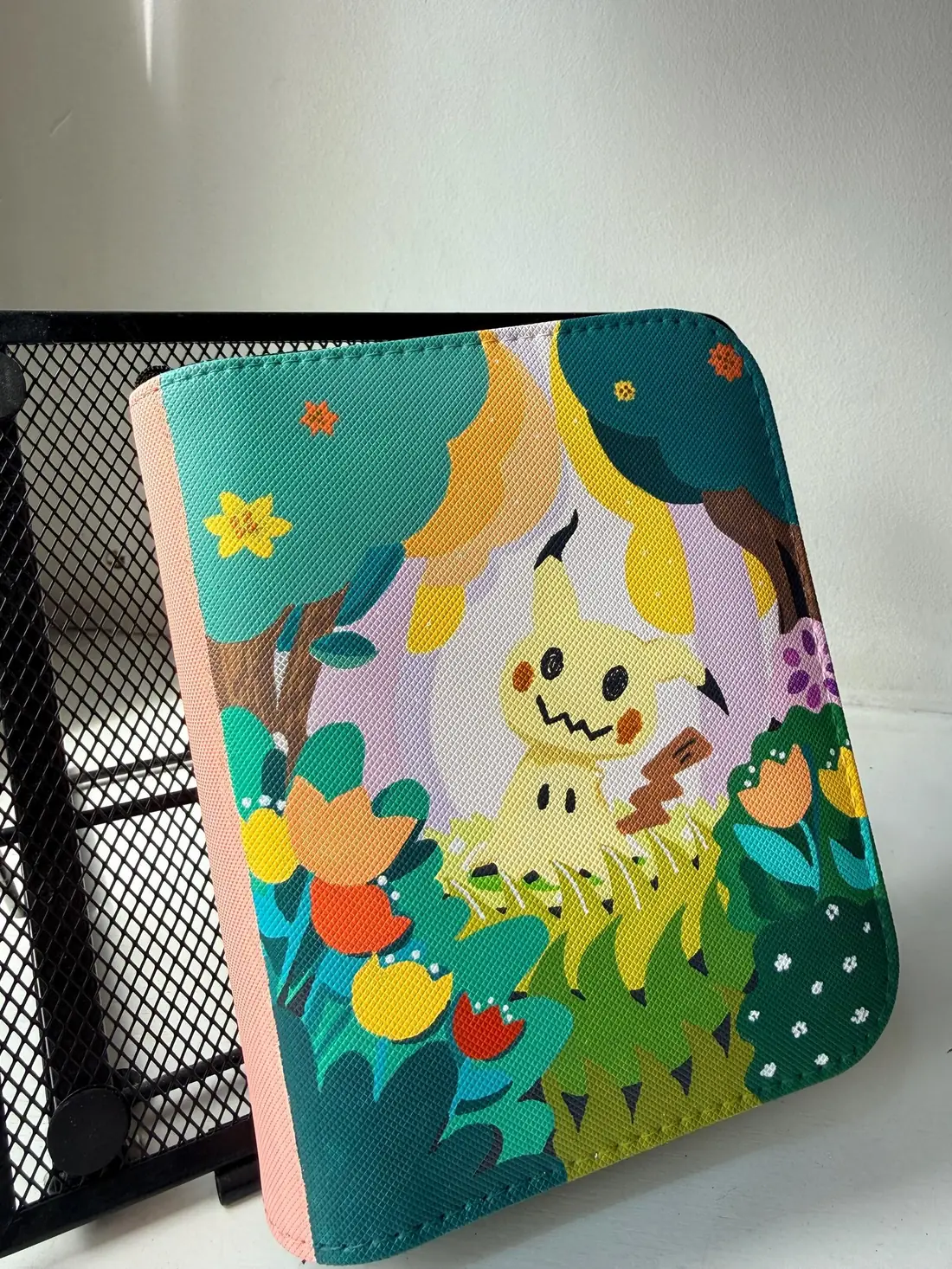 Binder Pokémon personnalisé peint à la main, Mimiqui