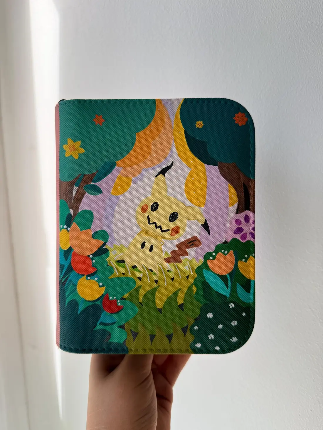 Binder Pokémon personnalisé peint à la main, Mimiqui